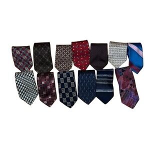 Assorted Men's Tie Collection - Lot of 13